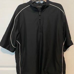 Greg Norman - Men’s L Quarter-zip Jacket, black